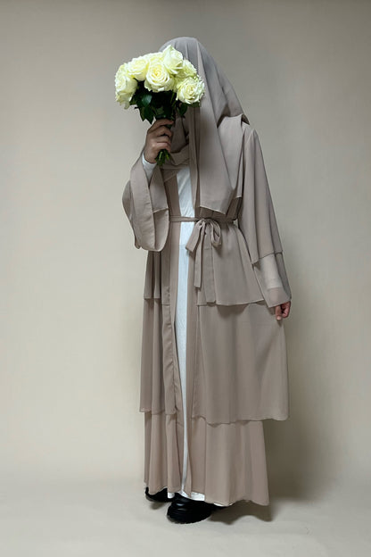 Inara open Abaya nude