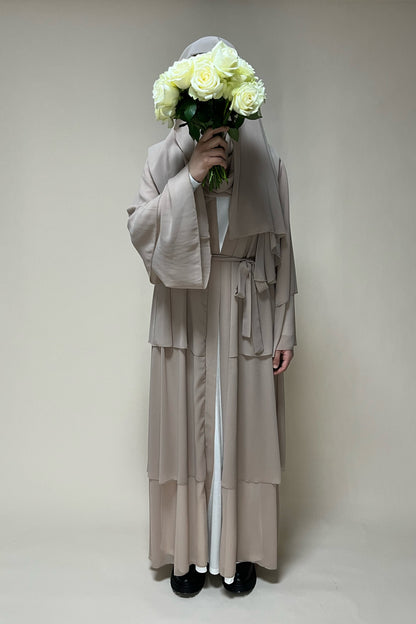 Inara open Abaya nude