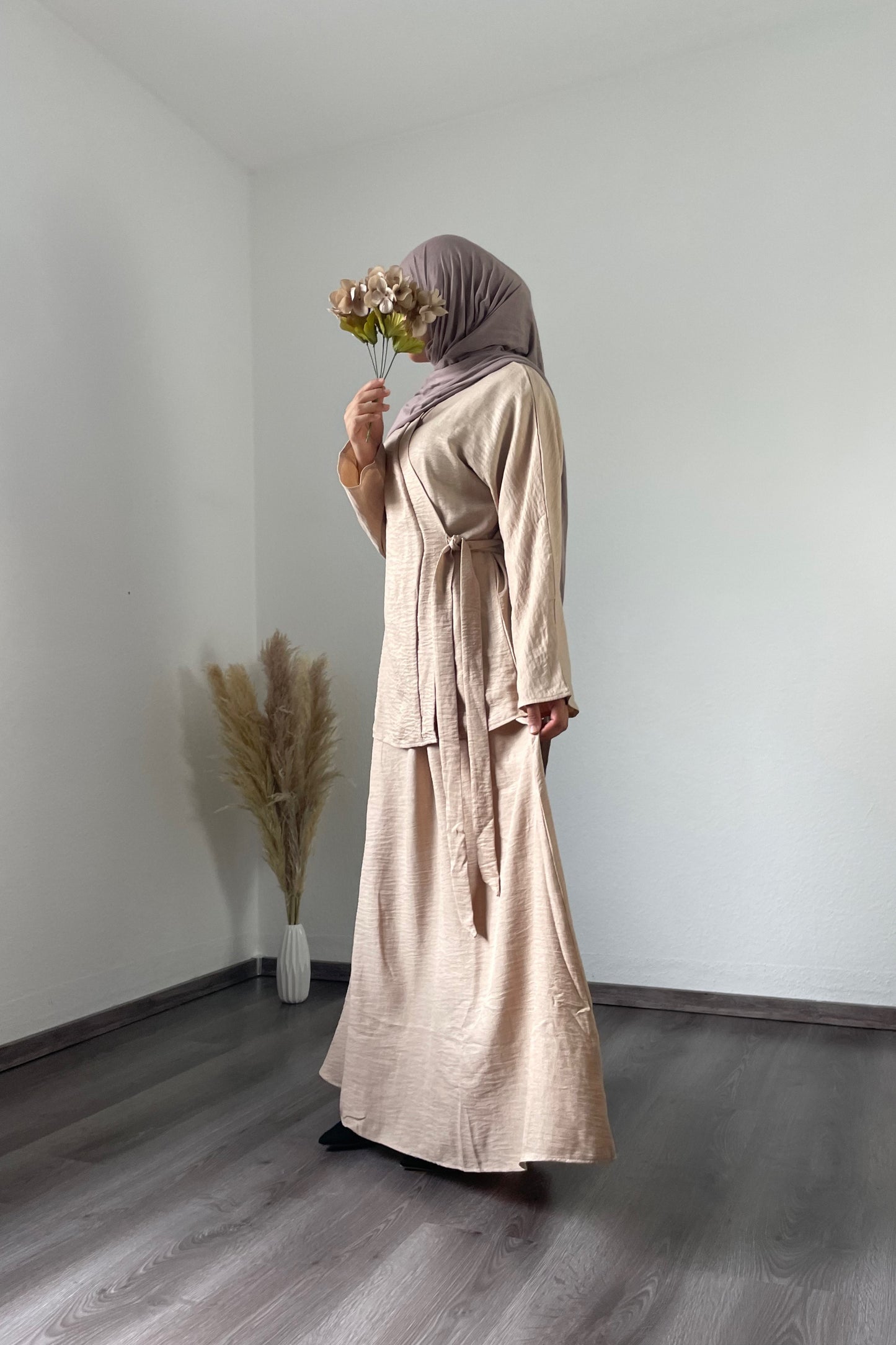 Yasira 2-Teiler beige