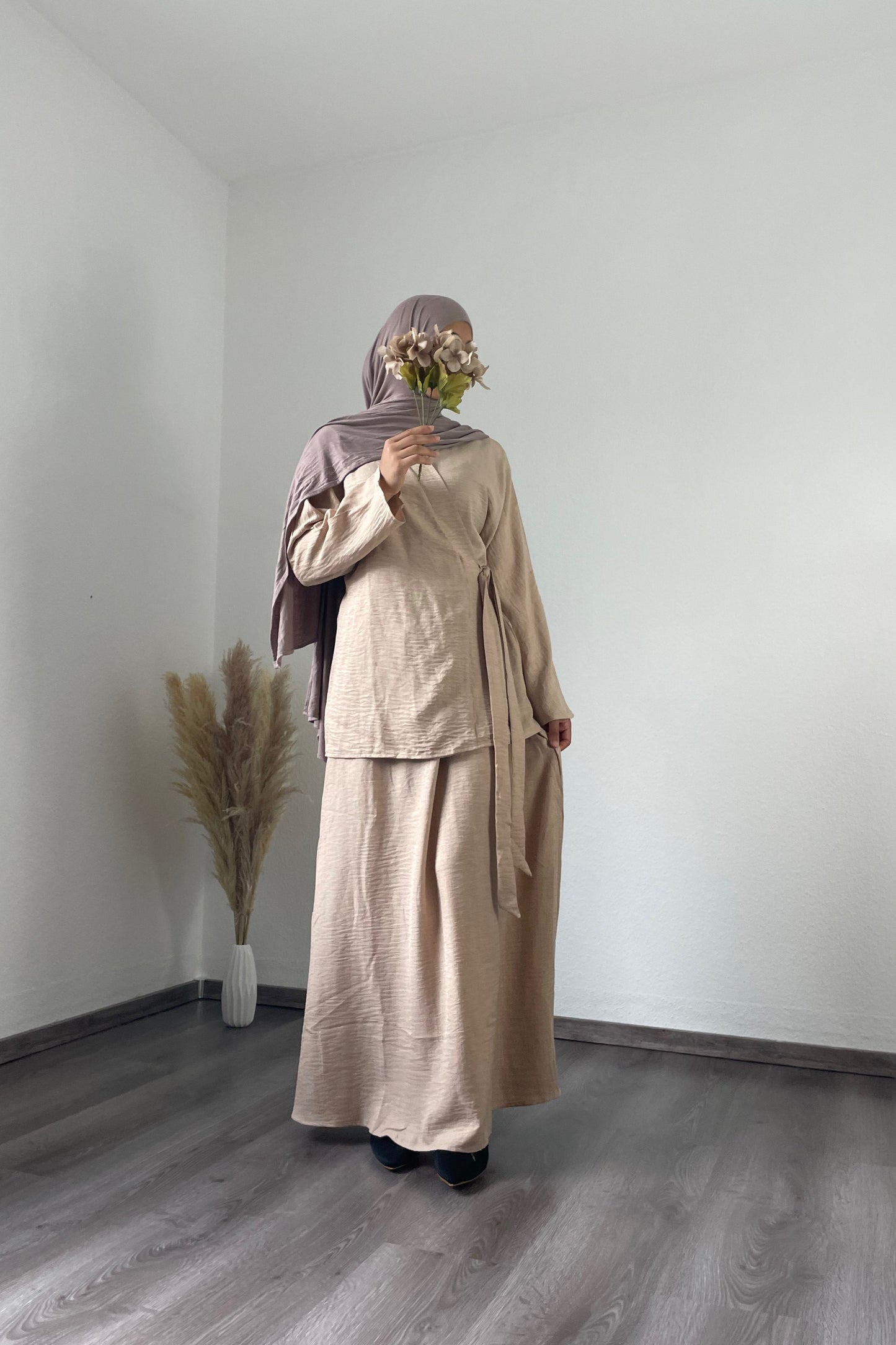 Yasira 2-Teiler beige