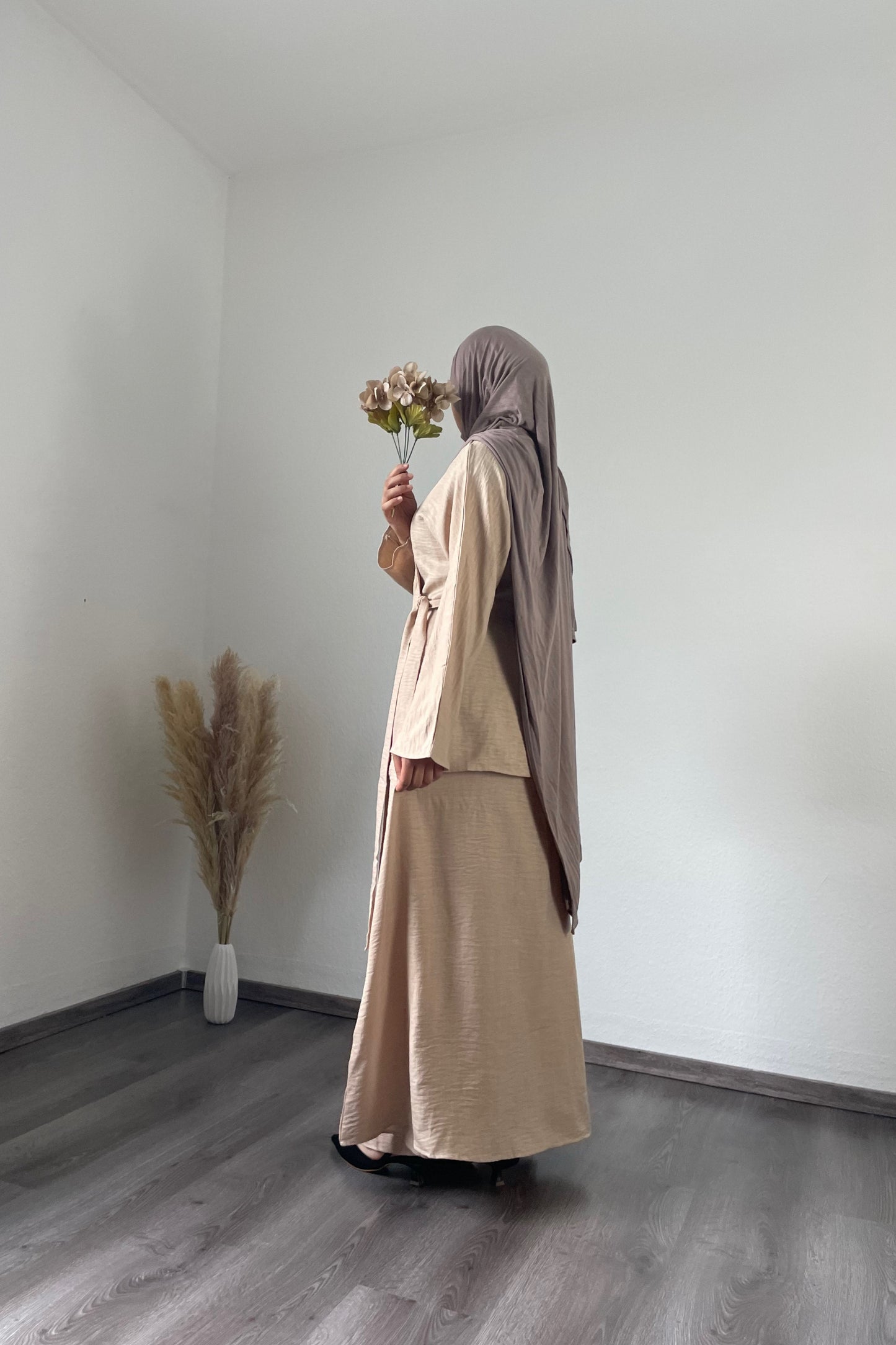 Yasira 2-Teiler beige