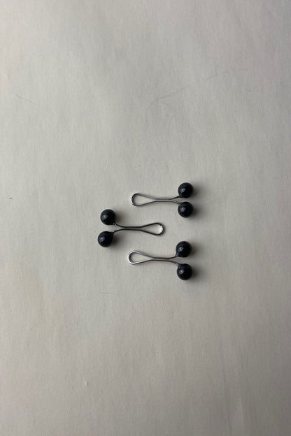 Hijab pin schwarz 3x