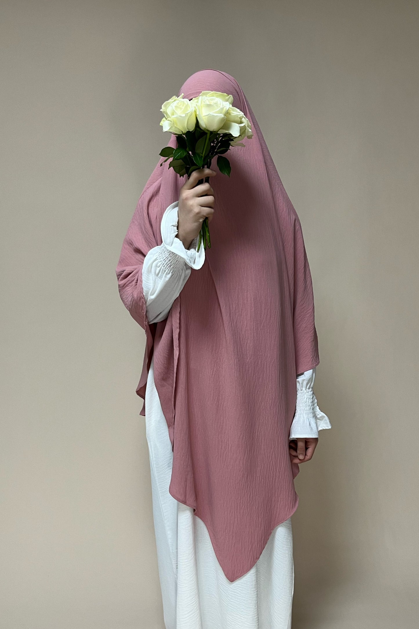 Khimar einlagig pink