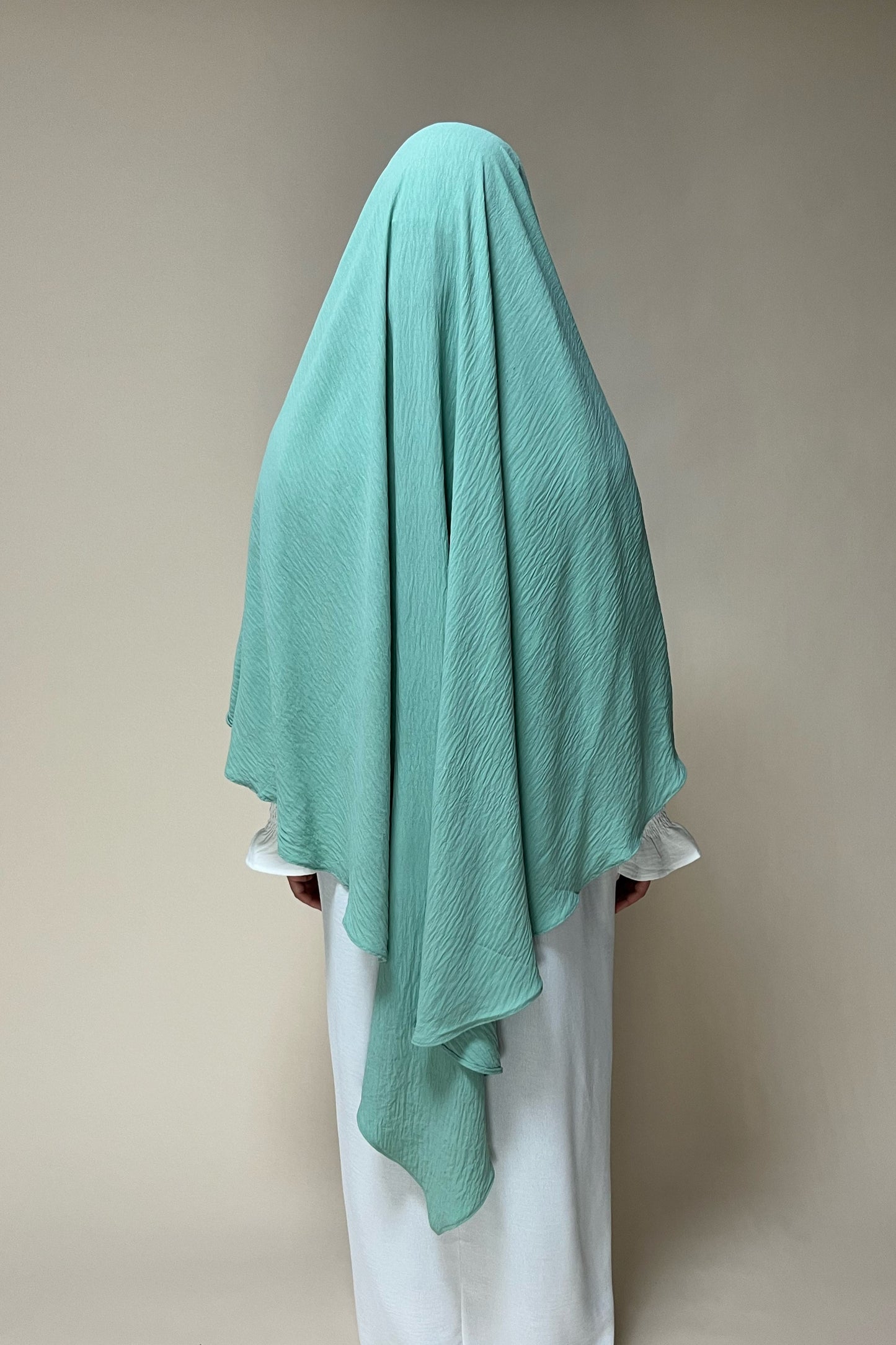 Khimar einlagig mint green