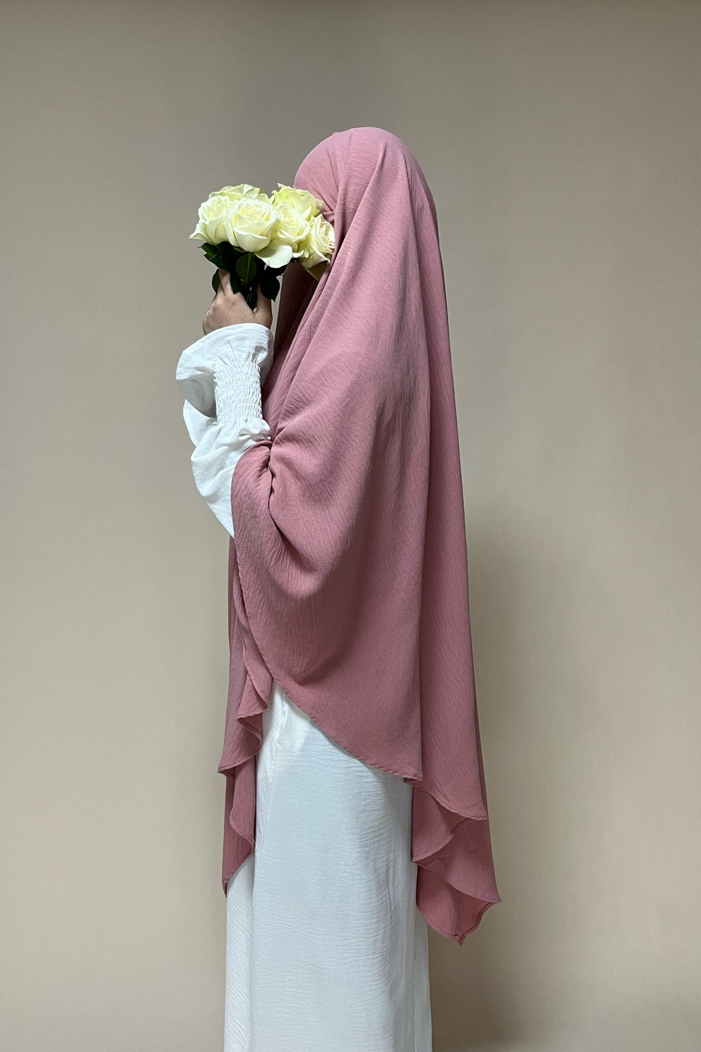 Khimar einlagig pink