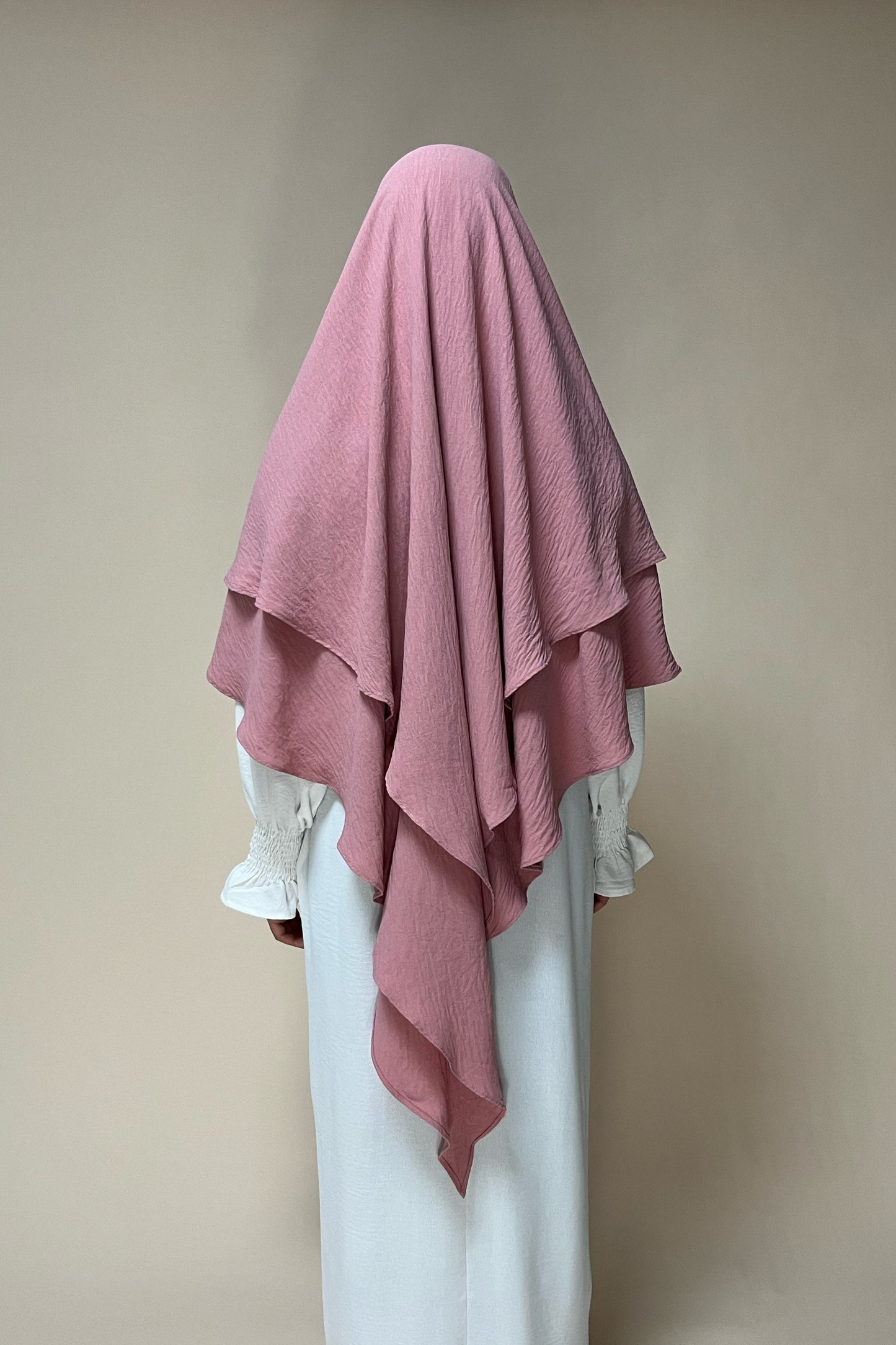 Khimar zweilagig pink