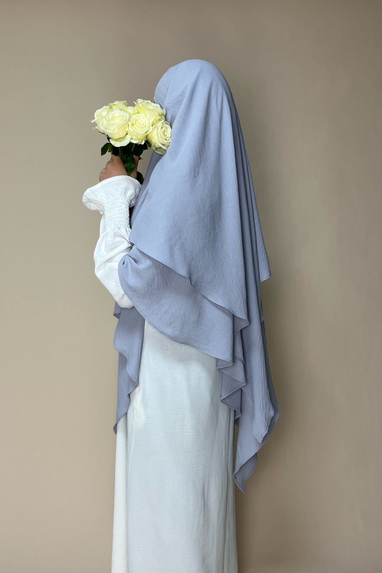 Khimar zweilagig flieder