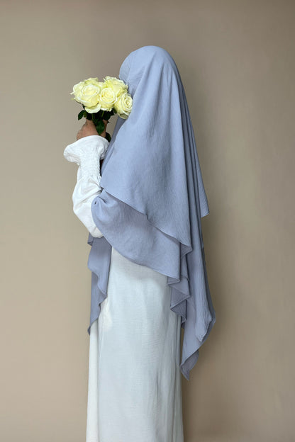 Khimar zweilagig flieder